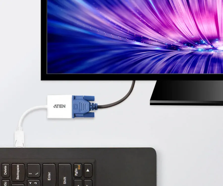 ATEN VC925-AT DP(M) to VGA(F) Adapter
