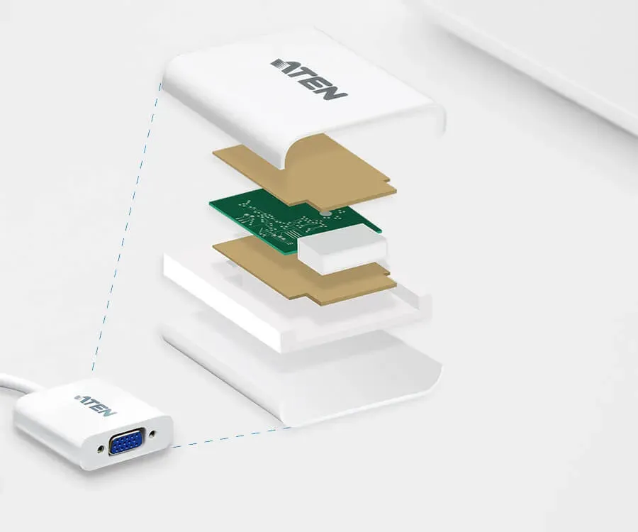 ATEN VC925-AT DP(M) to VGA(F) Adapter