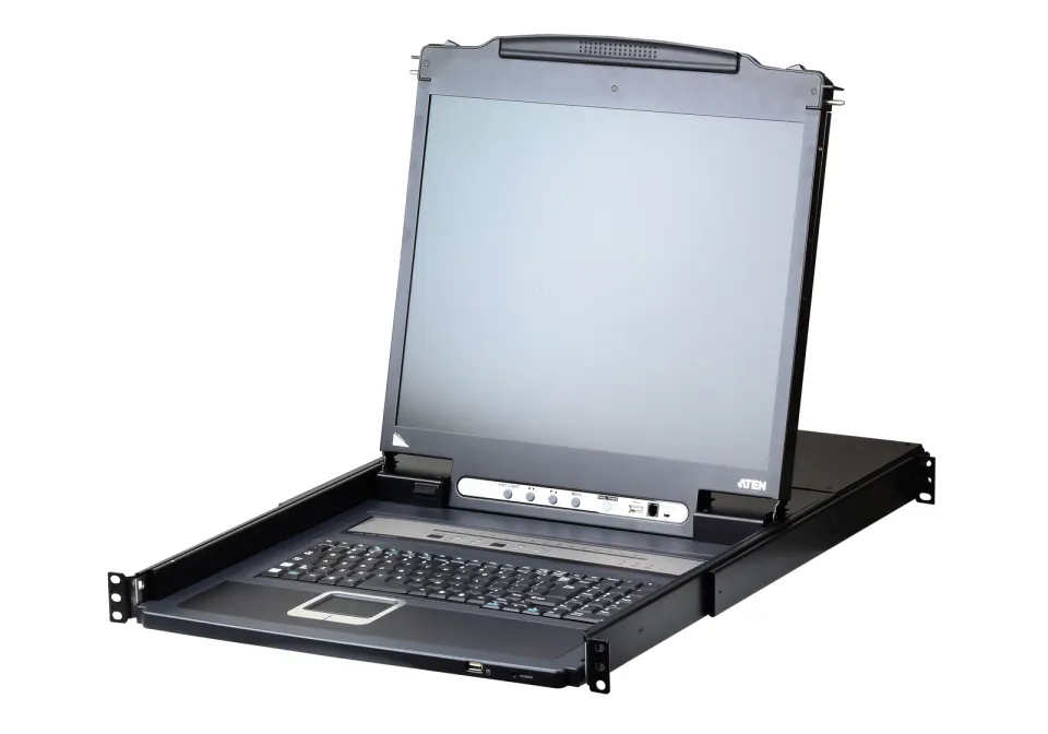 ATEN CL5716IM 16-Port PS/2-USB VGA 17" LCD KVM over IP Switch with Daisy-Chain P