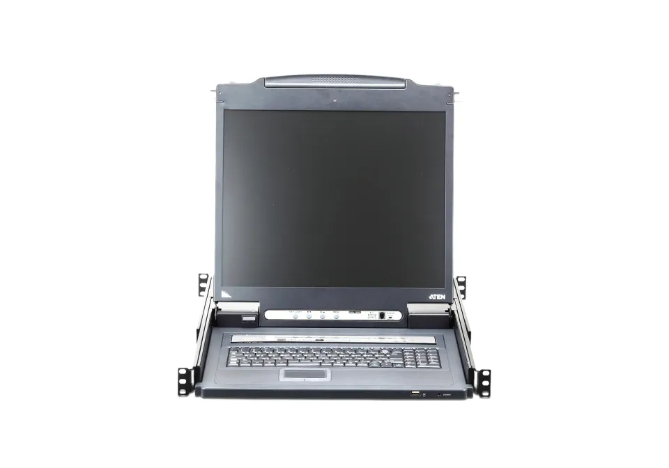 ATEN CL5716IM 16-Port PS/2-USB VGA 17" LCD KVM over IP Switch with Daisy-Chain P