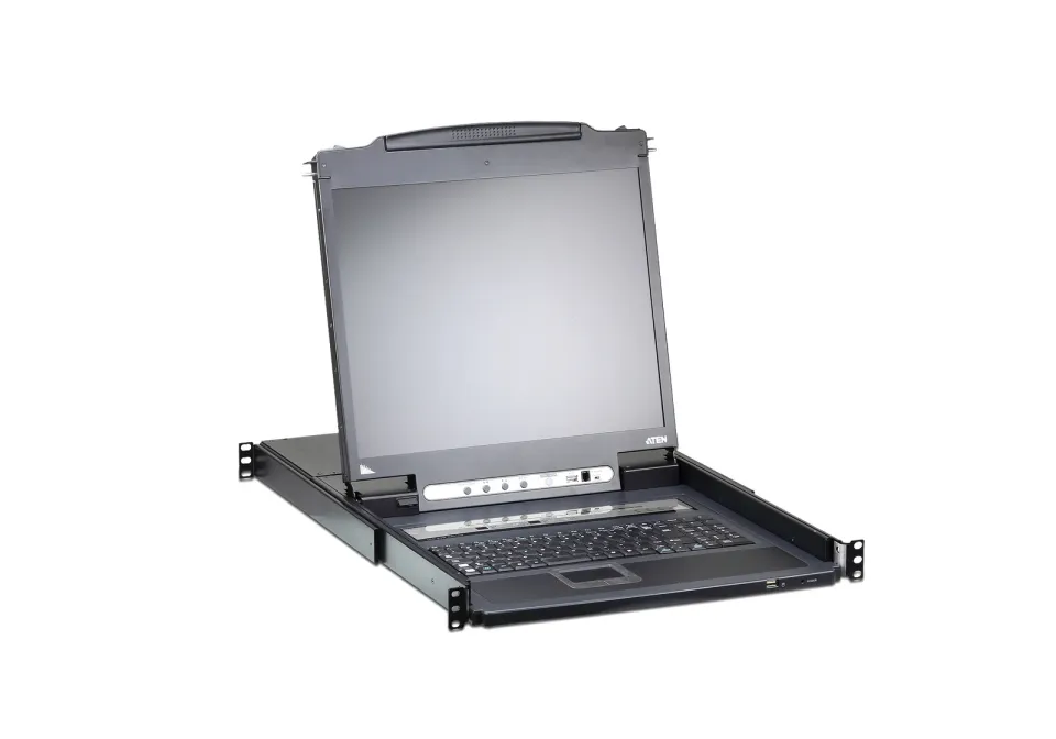 ATEN CL5716IM 16-Port PS/2-USB VGA 17" LCD KVM over IP Switch with Daisy-Chain P