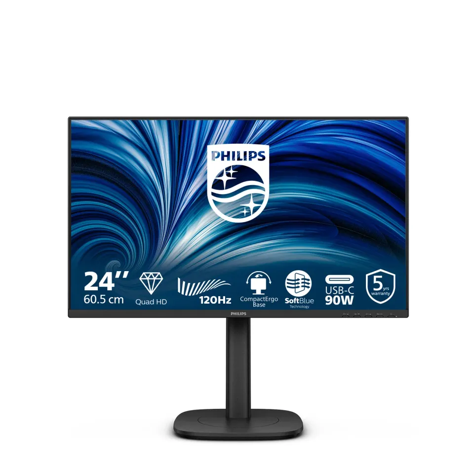 Philips LCD 24B2U3601 23,8" IPS/2560x1440@120Hz/4ms/350cd/HDMI/DP/4xUSB/USB-C do