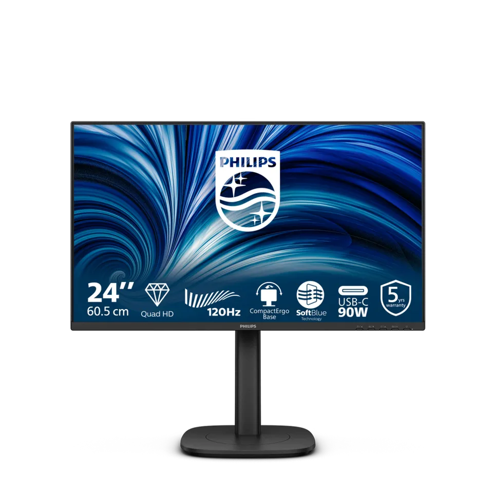 Philips LCD 24B2U3601 23,8" IPS/2560x1440@120Hz/4ms/350cd/HDMI/DP/4xUSB/USB-C do