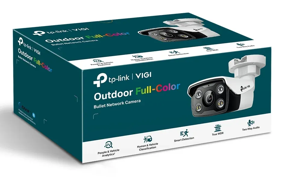 TP-Link VIGI 5MPx venkovní bullet síťová kamera s plnobarevným nočním viděním
