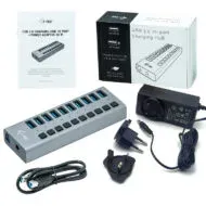 i-tec USB 3.0 Charging HUB 10 Port + Power Adapter 48 W