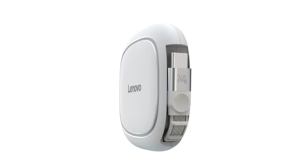 Lenovo 240W USB-C Retractable Cable = rolovací USB-C to USB-C napájecí a datový