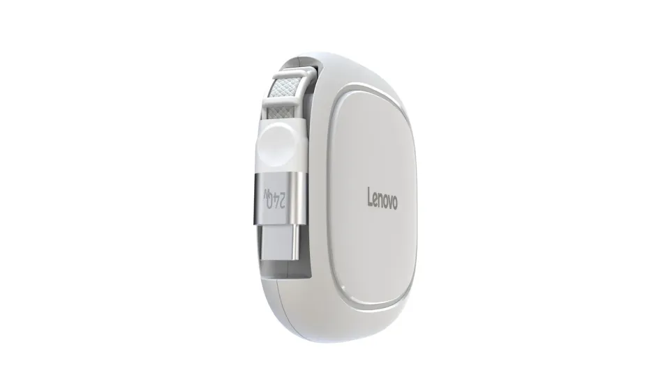 Lenovo 240W USB-C Retractable Cable = rolovací USB-C to USB-C napájecí a datový