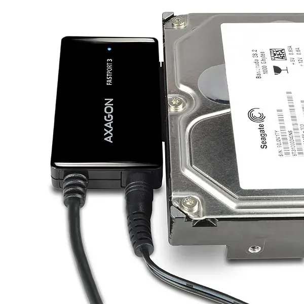 AXAGON ADSA-FP3, USB3.0 - SATA 6G HDD FASTport3 adaptér, vč. napáječe
