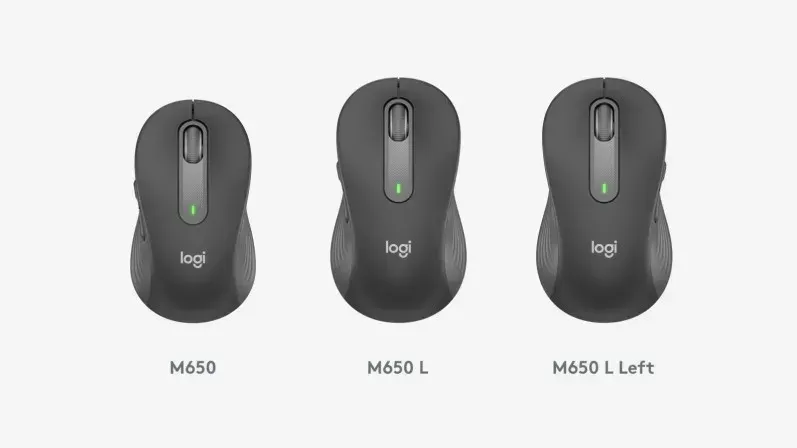 Logitech Wireless Mouse M650 L Signature, graphite, EMEA