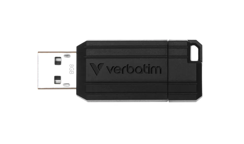 VERBATIM Flash Disk 8GB Store 'n' Go PinStripe, černá