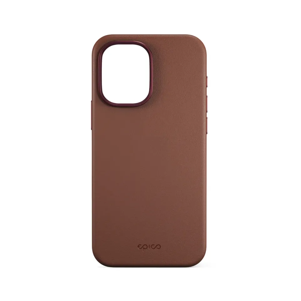 Epico Leather Mag+ Case iPhone 17 - hnědá