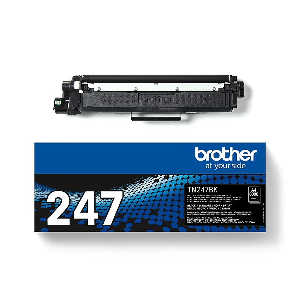 Brother - TN-247BK, černý toner (až 3 000 stran)