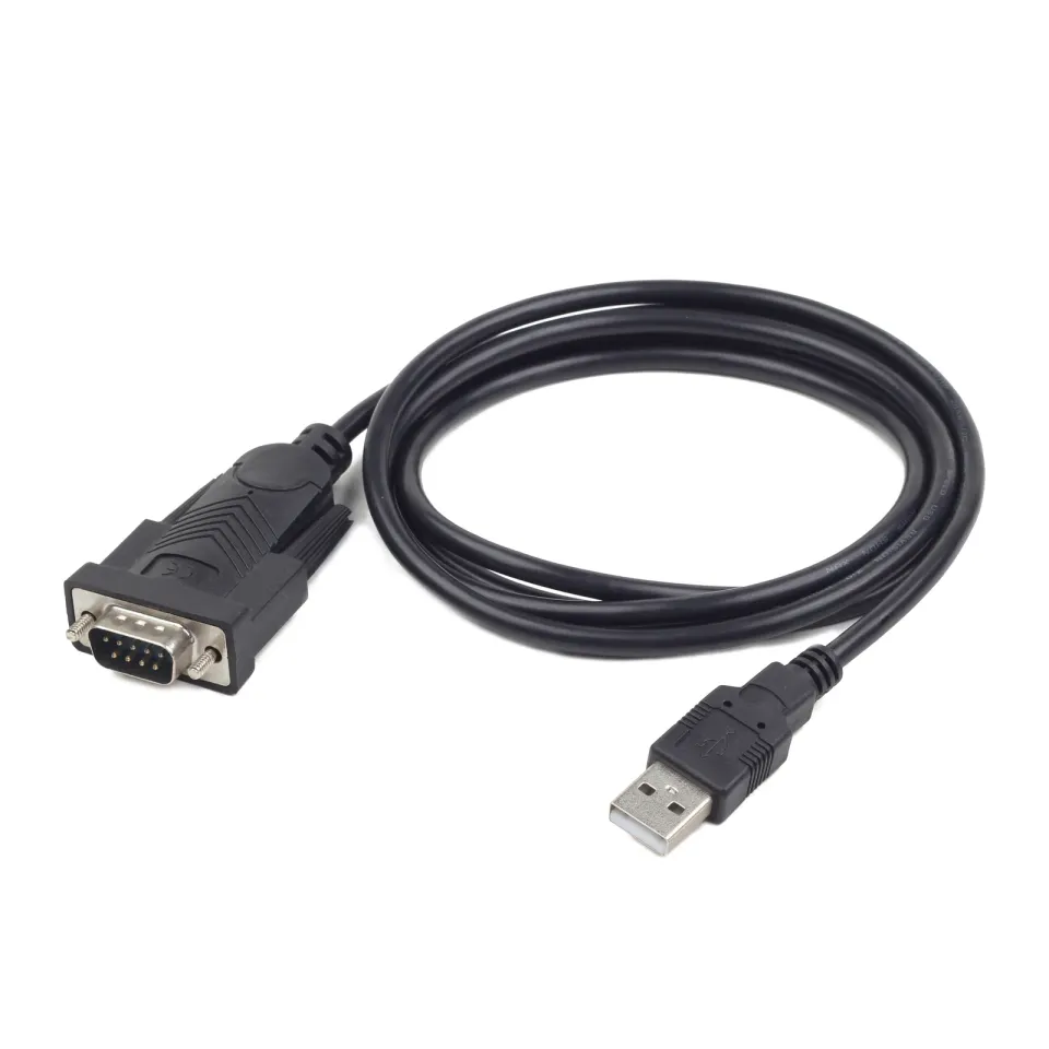 GEMBIRD CABLEXPERT Kabel adapter USB-serial 1,5m 9 pin (com), černý