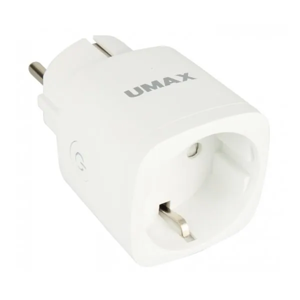 UMAX chytrá zásuvka U-Smart Wifi Plug Mini/ Wi-Fi/ 1x zástrčka/ Amazon Alexa/ Google Assistant/ Android/ iOS/ bílá
