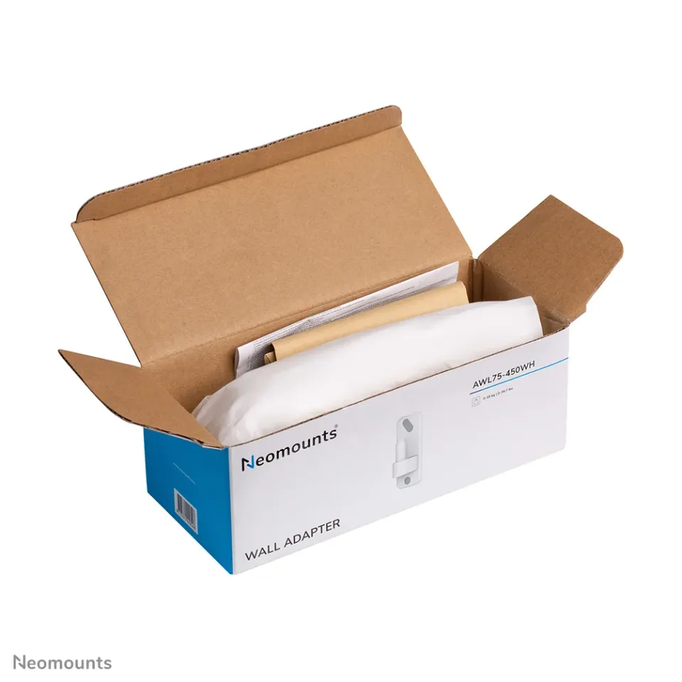 Neomounts AWL75-450WH / adaptér na zeď pro DS70/DS75-450WH1/2 / bílý