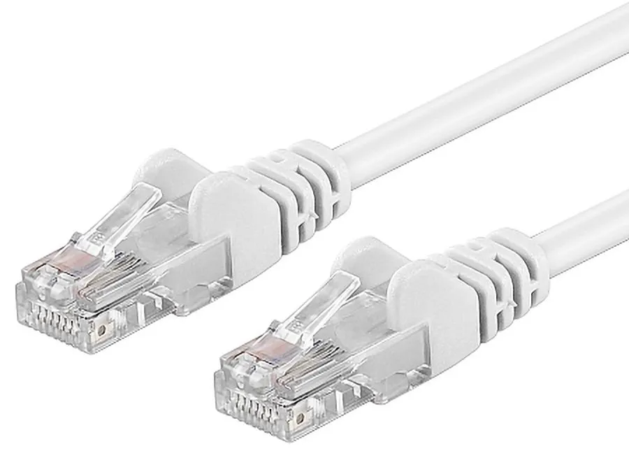 PremiumCord Patch kabel UTP RJ45-RJ45 CAT6 7m bílá