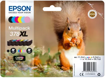 EPSON cartridge T3798 (black/cyan/light cyan/yellow/magenta/light magenta) multi