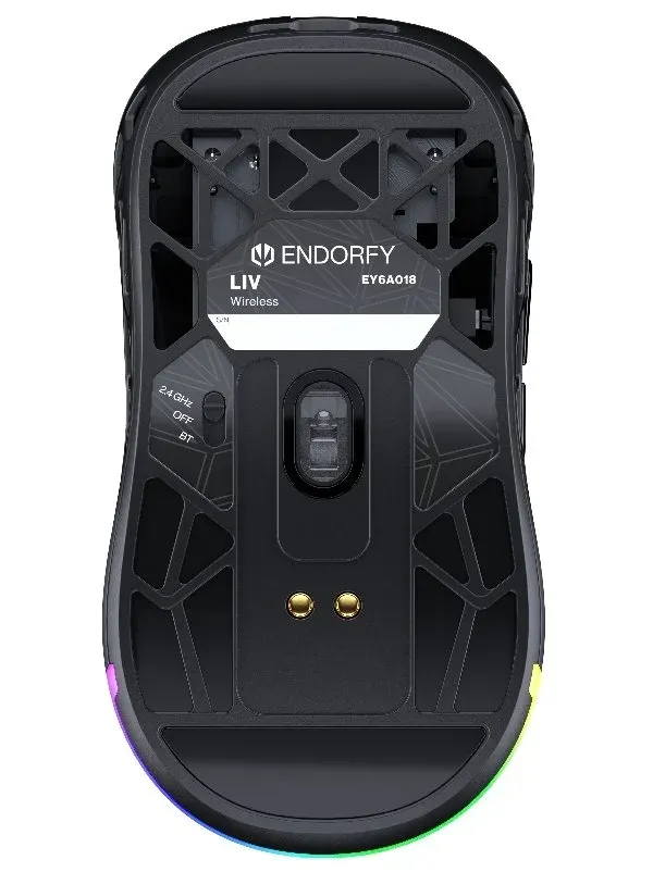 Endorfy LIV Wireless Myš, herní, bezdrátová, optická, až 12000DPI, senzor PAW331 (EY6A018)