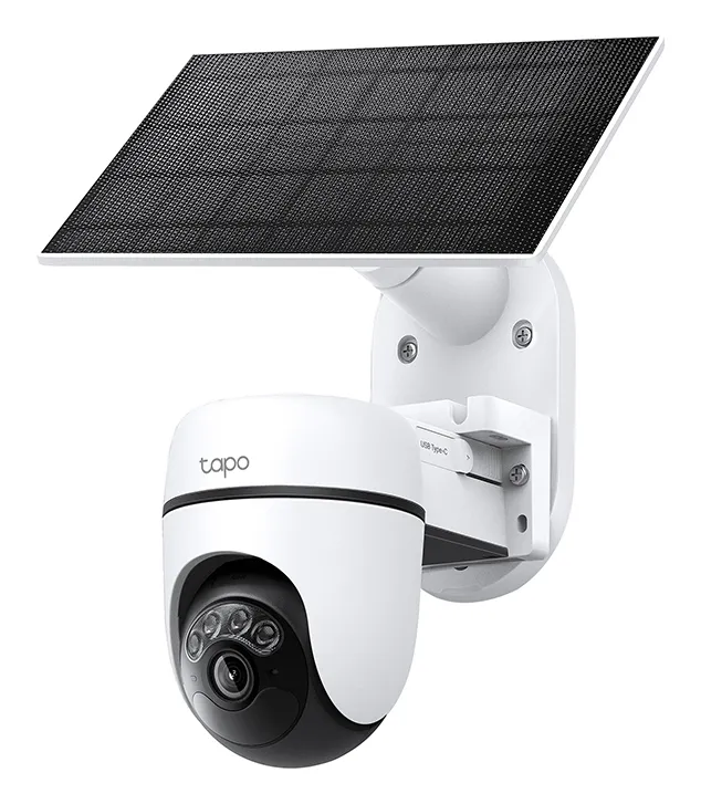 TP-Link Tapo C610 Set aus Sicherheitskamera mit Schwenk- und Neigefunktion mit Solarpanel