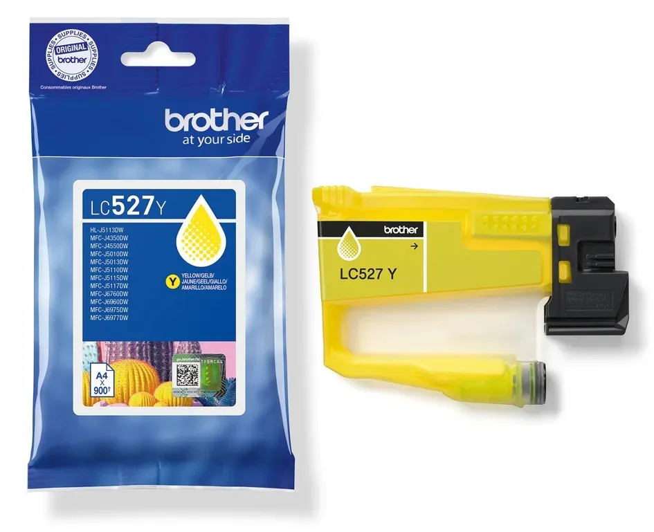 Brother LC527XLY (inkoust yellow, 2000 str.)