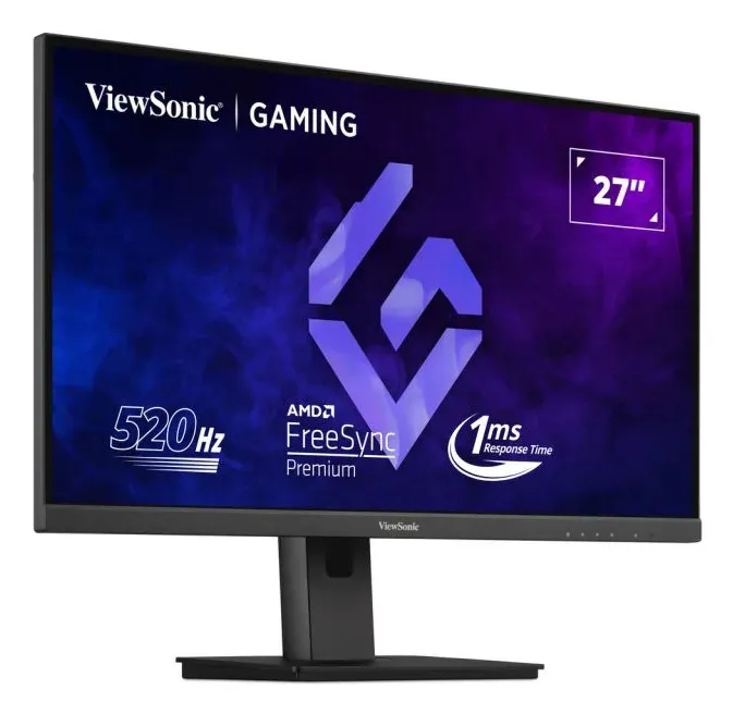 ViewSonic XG2737 27" 16:9 1920 x 1080 SuperClear® IPS, 1ms MPRT, 520Hz, 2 HDMI, DP, HDR10, výškově nastavitelný