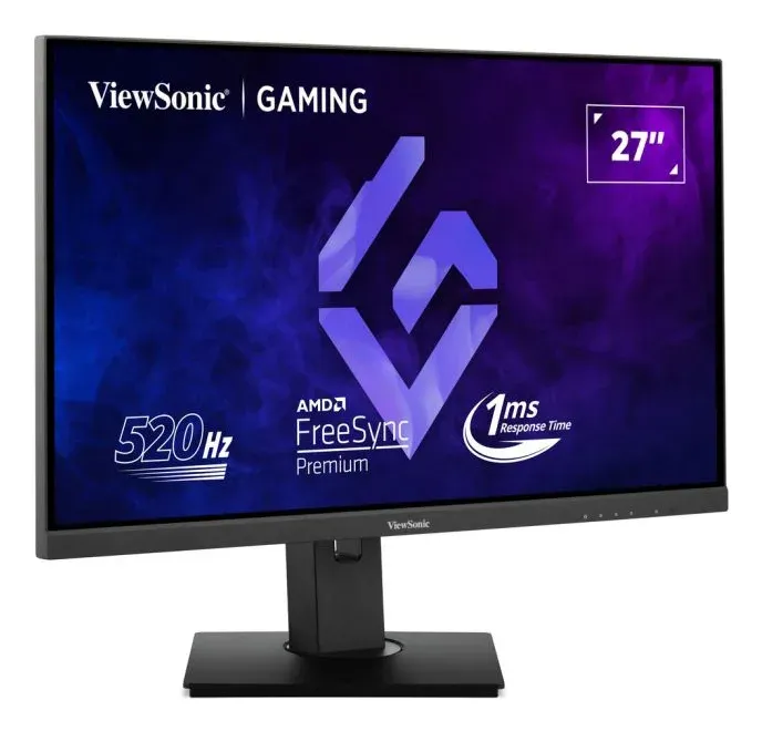 ViewSonic XG2737 27" 16:9 1920 x 1080 SuperClear® IPS, 1ms MPRT, 520Hz, 2 HDMI, DP, HDR10, výškově nastavitelný