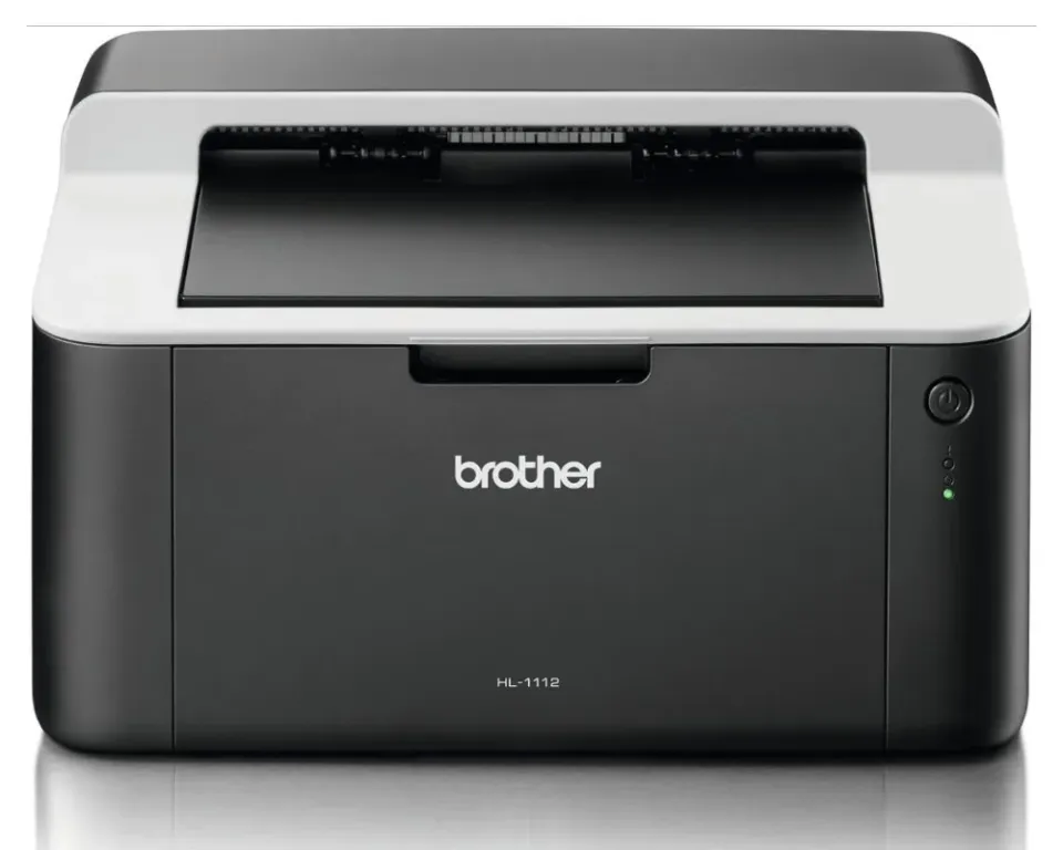 Brother HL-1112E – kompaktní černobílá laserová tiskárna A4, 20 str./min, USB, černá