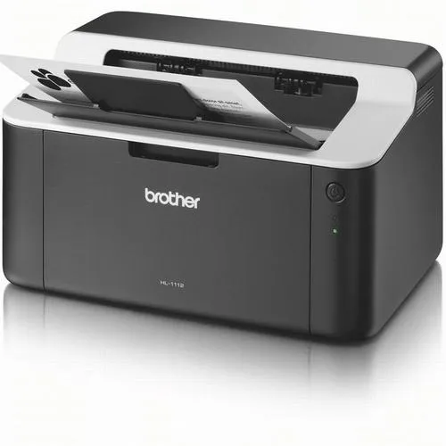 Brother HL-1112E – kompaktní černobílá laserová tiskárna A4, 20 str./min, USB, černá
