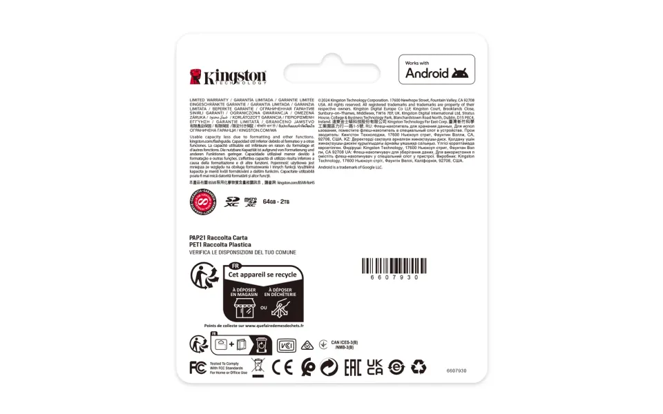 KINGSTON 128GB microSDXC CANVAS Plus Memory Card 150MB/s Read, UHS-I Speed Class