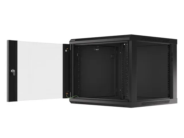 LANBERG RACKOVÁ SKŘÍŇ 19" PRO MONTÁŽ NA STĚNU 9U/600X600 (FLAT PACK) V2 ČERNÁ