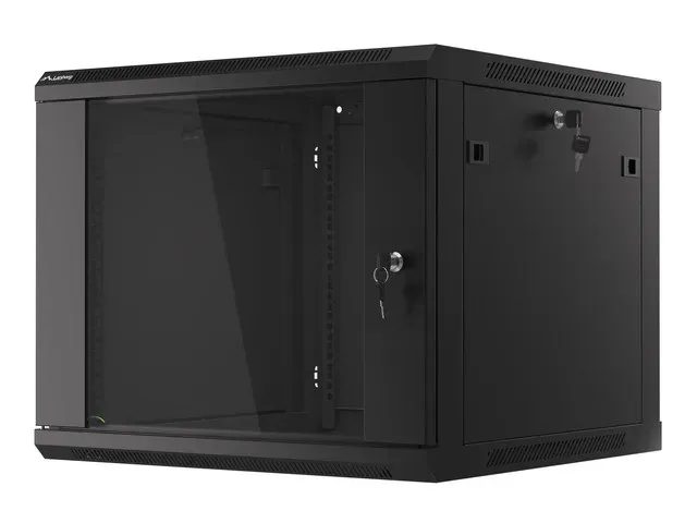 LANBERG RACKOVÁ SKŘÍŇ 19" PRO MONTÁŽ NA STĚNU 9U/600X600 (FLAT PACK) V2 ČERNÁ