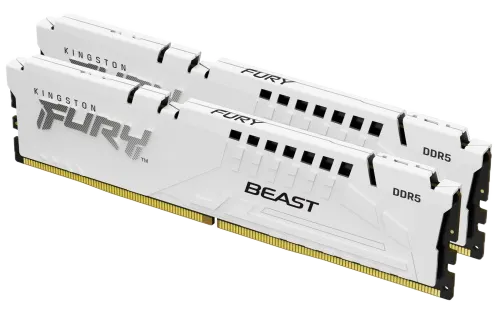 KINGSTON 32GB DDR5 6000MHz CL30 Fury Beast EXPO a XMP, bílá