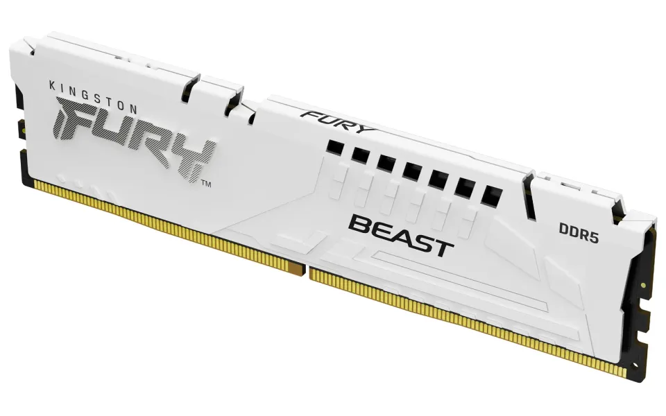KINGSTON 32GB DDR5 6000MHz CL30 Fury Beast EXPO a XMP, bílá
