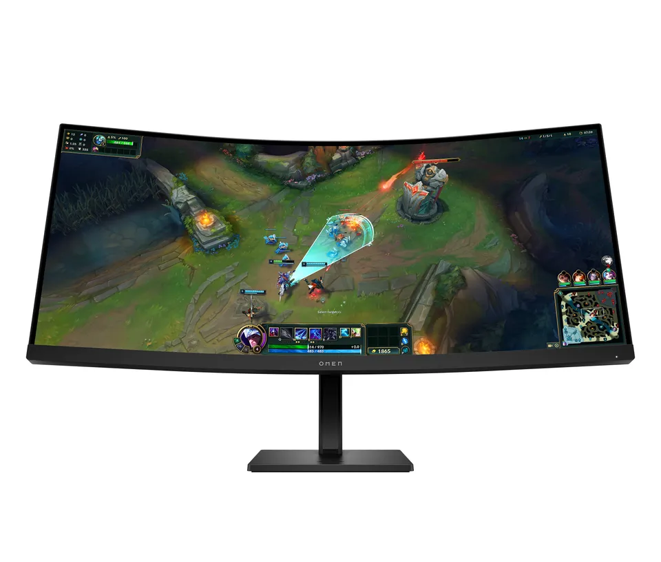 LCD HP OMEN 34c G2; curved VA 34" 86,4 cm; WQHD 3440x1440; 1ms; 185 Hz; 400 nits;2xHDMI;DP;VESA