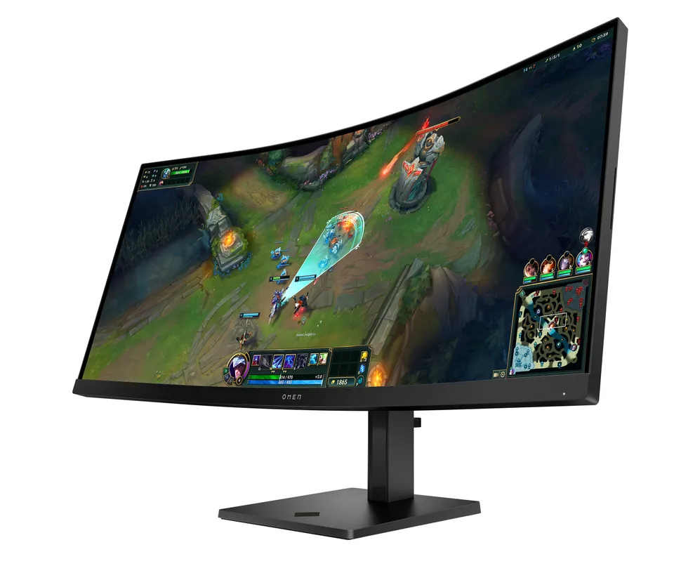 LCD HP OMEN 34c G2; curved VA 34" 86,4 cm; WQHD 3440x1440; 1ms; 185 Hz; 400 nits;2xHDMI;DP;VESA