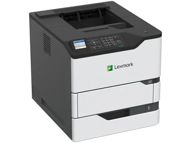 Lexmark MS823dn – A4-Monolaserdrucker, 61 S./Min., Duplex, Gigabit-Ethernet, Farb-LCD-Display