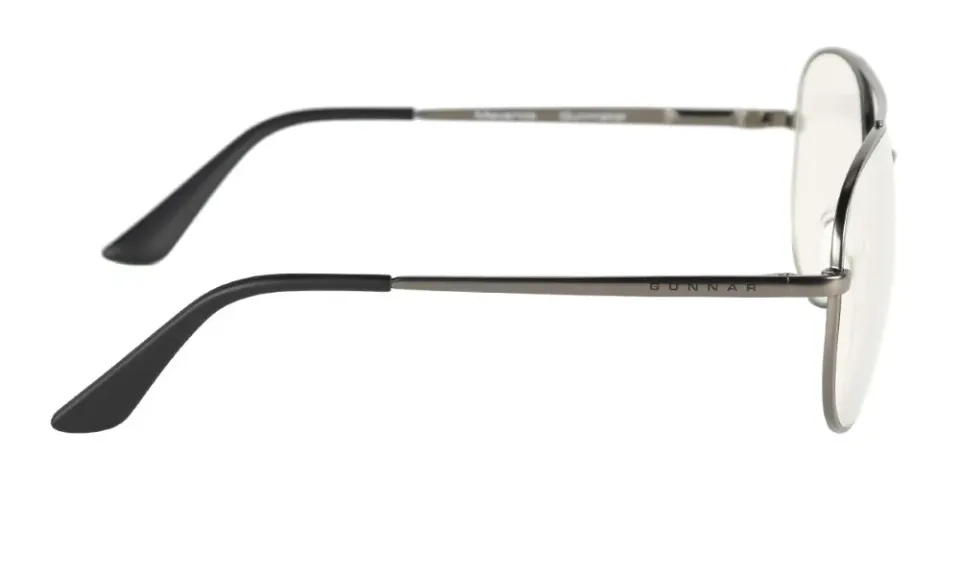 GUNNAR kancelářske/herní brýle MAVERICK GUNMETAL * čírá skla * BLF 35 * GUNNAR focus