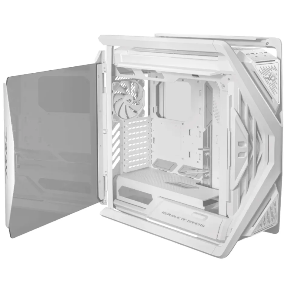 ASUS case ROG HYPERION (GR701) WHITE, Big Tower, průhledná bočnice, bílá