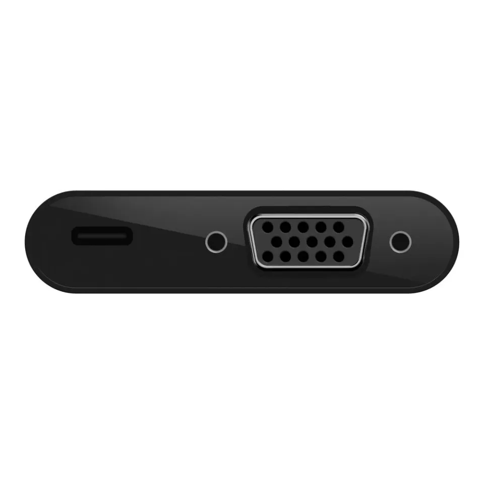Belkin USB-C adaptér na VGA + 60W napájení, černá