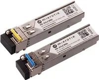 MikroTik SFP28 pár optických modulů HS-2733LC20D, SM, 20km, 1G/2.5G