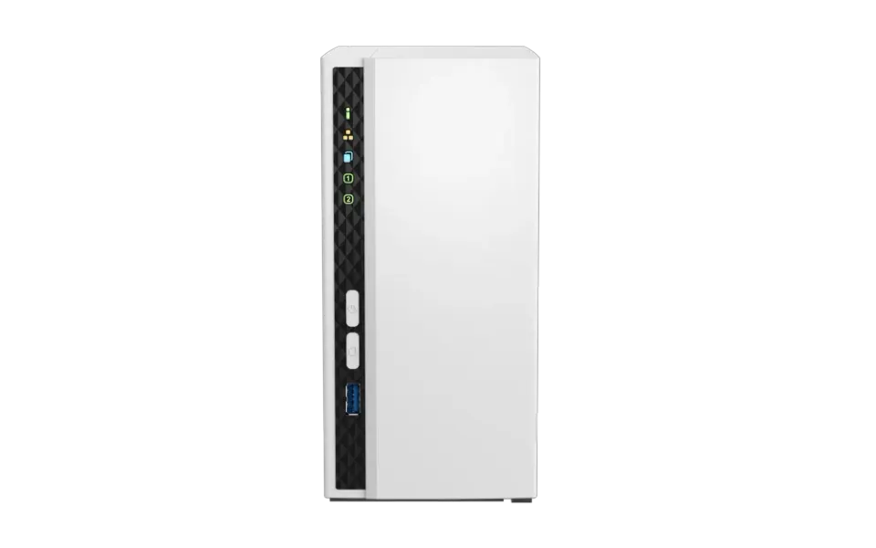 QNAP TS-233 TurboNAS server s RAID, 4xjádro 2.0GHz, 2GB DDR, pro 2x 3,5/2,5in SATA3 HDD/SSD (USB3 + 1xGLAN) datové úložiště