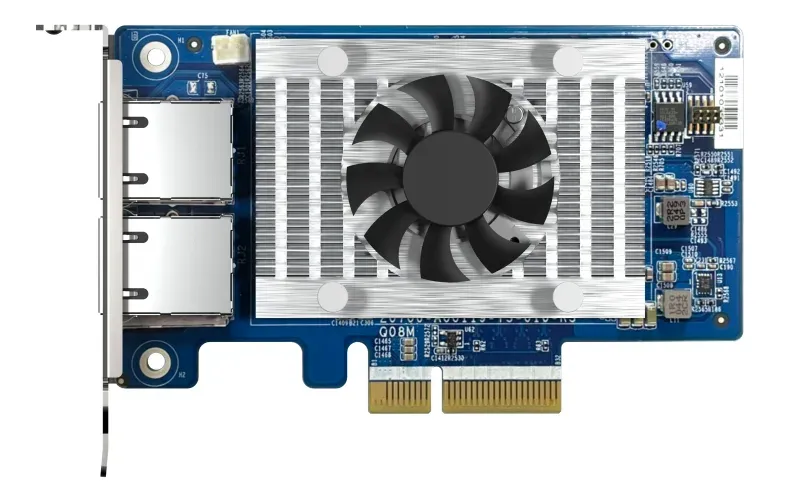 QNAP QXG-10G2T-X710 - dvouportová rozšiřující 10GbE (Intel X710) karta pro PC i QNAP NAS