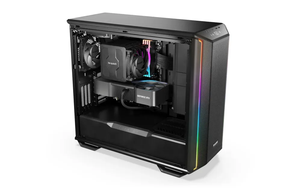 Be quiet! skříň DARK BASE 701 / MidT / bez zdroje / 3x140mm fan / ARGB / 1x USB-C + 2x USB3 / průhledná bočnice / černá
