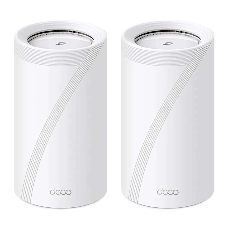 TP-Link WiFi-Router Deco BE85(2er-Pack) BE19000, WiFi 7, 1x 10GLAN, 2x 2,5GLAN, 1x