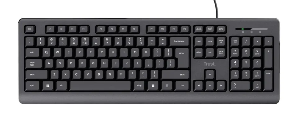 TRUST klávesnice PRIMO, membránová, USB, HU