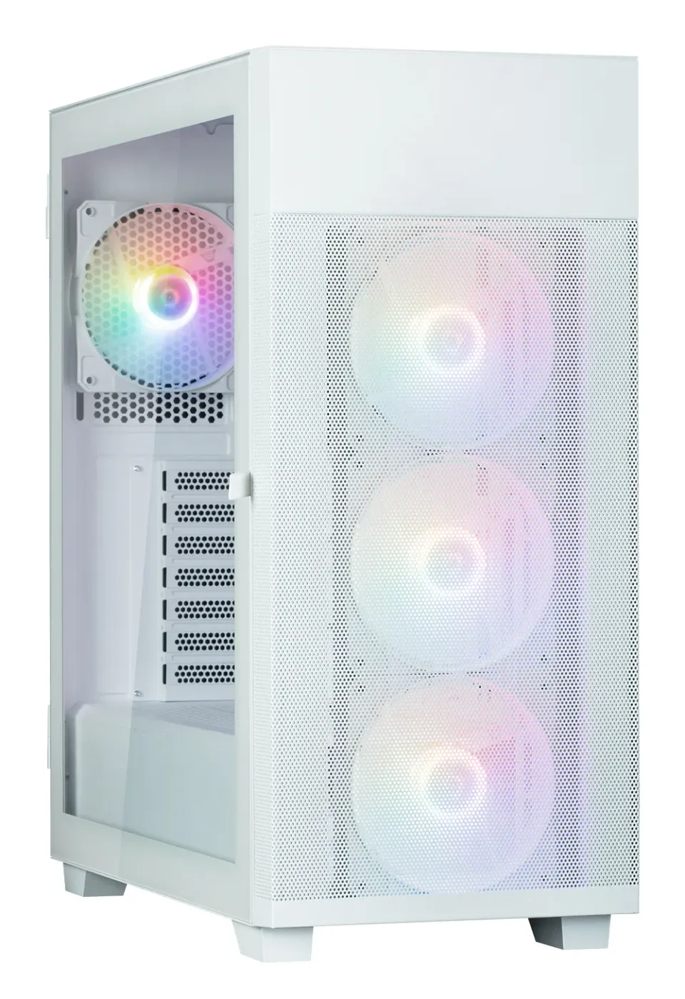 Zalman skříň S5 Neo White / ATX / 4x 120mm RGB Fan / USB 3.0 / USB 2.0 / bílá