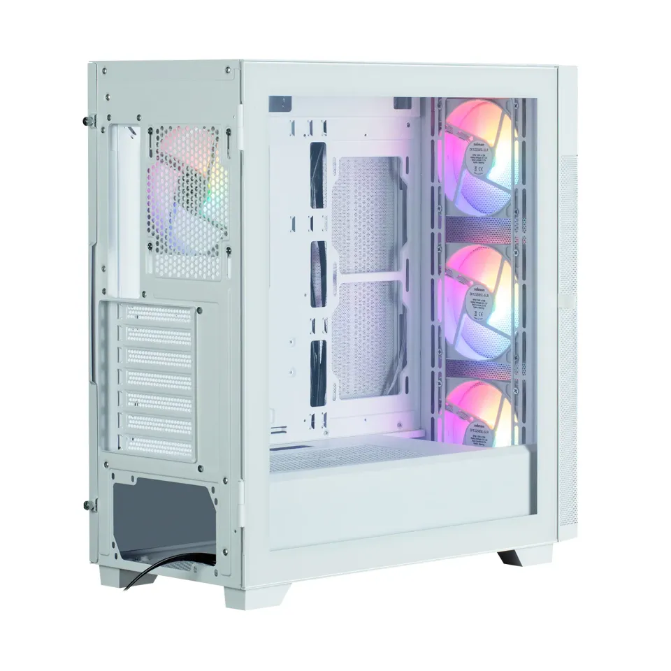 Zalman skříň S5 Neo White / ATX / 4x 120mm RGB Fan / USB 3.0 / USB 2.0 / bílá