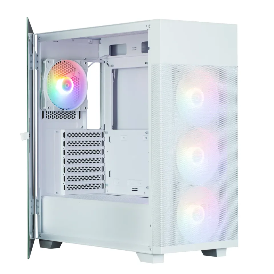 Zalman skříň S5 Neo White / ATX / 4x 120mm RGB Fan / USB 3.0 / USB 2.0 / bílá