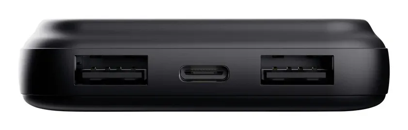 TRUST Powerbanka Avala, 10000 mAh, 1xUSB-C + 2xUSB, černá