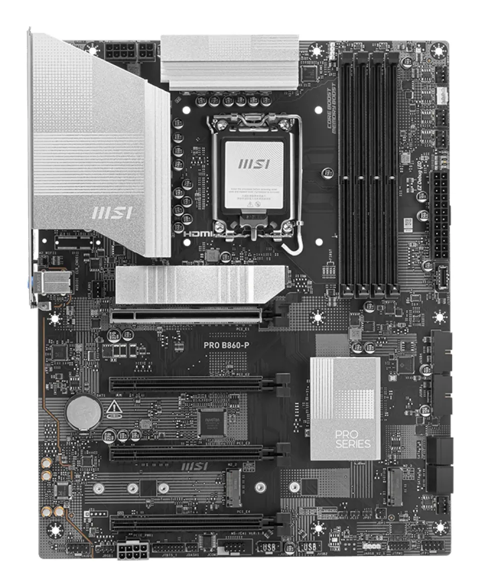 MSI PRO B860-P, Intel B860, LGA1851, 4xDDR5, ATX